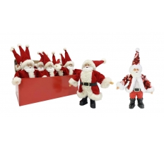 Classic Table Deco Santa 18cm ( Assorted )