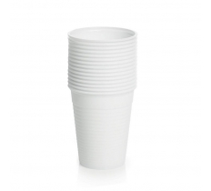 White 200ml Plastic Cups Premium