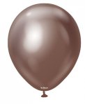 Kalisan 12" Mirror Chocolate Latex Balloon 50 Pack