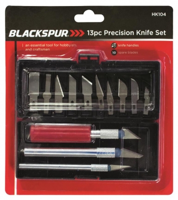 Blackspur Precision Knife Set 13 Pack
