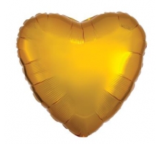 Amscan Metallic Gold Heart Standard Foil Balloons