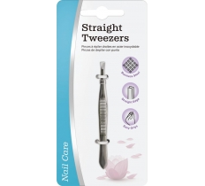 Tweezers Straight Stainless Steel