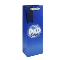 Fathers Day Best Dad Ever Sparks Bottle Bag