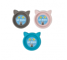 Cat Bowls 2 Pack ( Assorted Colours )