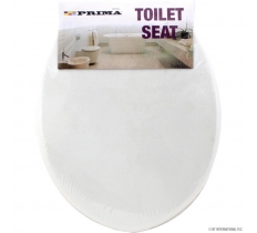 Plastic Toilet Seat - White