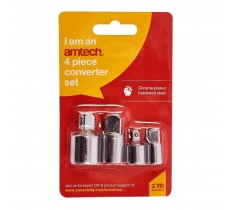 Amtech 4 Pack Carbon Steel Converter Set