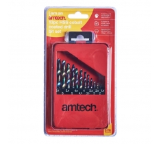Amtech 13 Piece High Speed Steel Coated Drill Bits