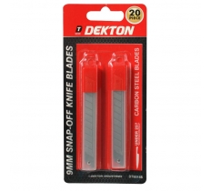 Dekton 9mm 20 Pack Snap-Off Knife With Spare Blade