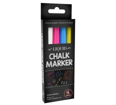 LIQUID CHALK MARKER 4PK