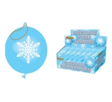 SNOWFLAKE PUNCH BALLOONS x 60 (20p EACH)