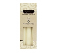 Gsd White Household Candle 6 Pack