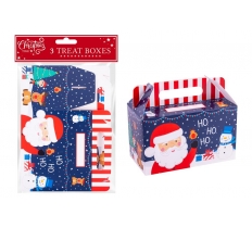 Christmas 3 Santa & Friends Treat Boxes