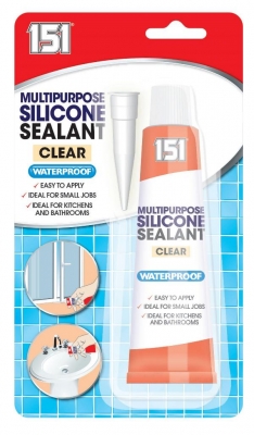 Multi Purpose Clear Silicone Sealant 70G Tube