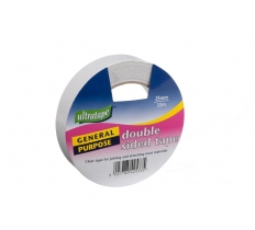 ULTRATAPE 25MM X 33M CLEAR DOUBLE SIDED TAPE