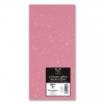 6 Glitter Tissue Baby Pink