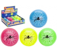 5.5cm Light Up Spider Web Bouncy Ball