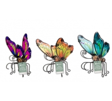 Decorative Glass Butterfly Pot Hanger