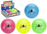 5.5cm Light Up Spider Web Bouncy Ball
