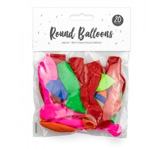 Round Balloons - 20 Pack