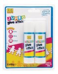Jumbo Glue Stick 2 Pack X 40G
