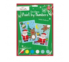 Xmas Paint By Numbers 2 Pack