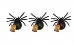 Black Neon Bead Squishy Spider