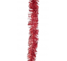 TINSEL 2m MIX CUT RED