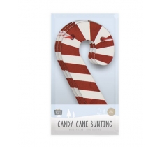 Wooden Candy Cane Bunting 1.5M