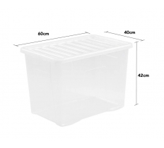Wham Crystal 80L Box And Lid