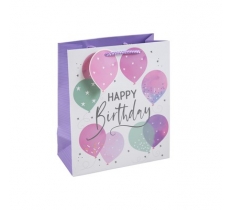 Happy Birthday Balloon Medium Gift Bag