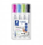 Staedtler Assorted Whiteboard Marker Pens 4 Pack