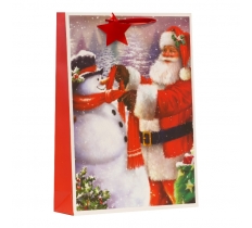 Santa & Snowman Xl Bag