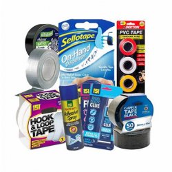 Glues, Adhesives & Tapes