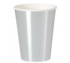 8 Pack Silver 12oz Cups