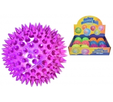 75mm Light Up Spikey Ball In Display Box