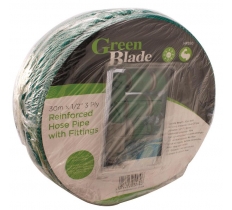 Green Blade 30M X 1/2" 3 Ply Reinforced Hose Pipe