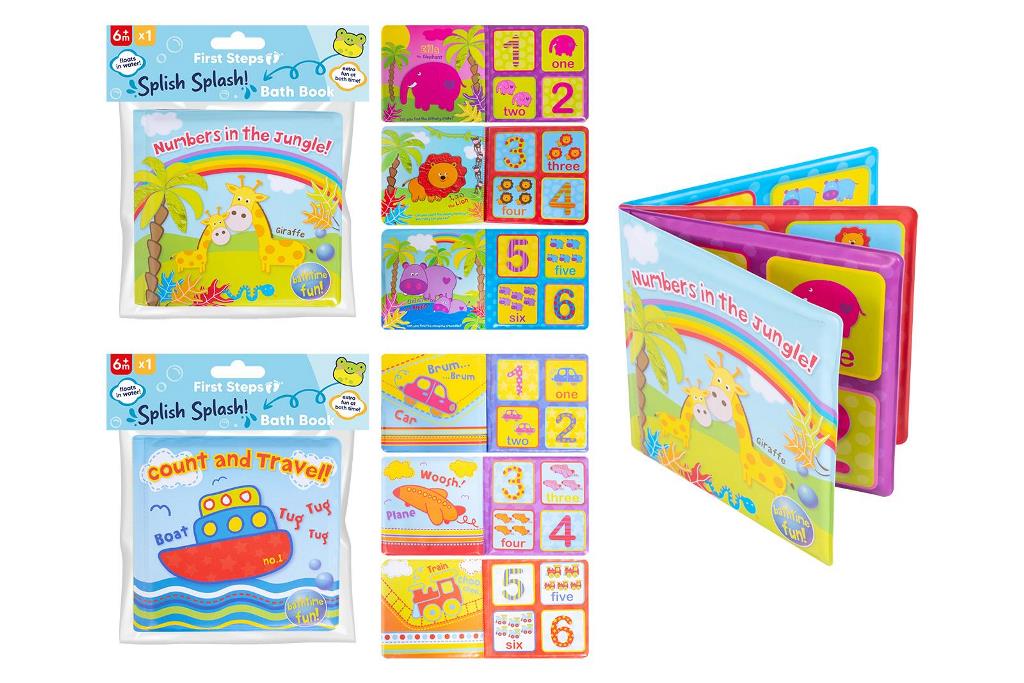 First Steps Soft PVC & Foam Baby Learning Bath Book - Click Image to Close