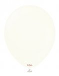 Kalisan 12" Retro White Latex Balloon - 100ct