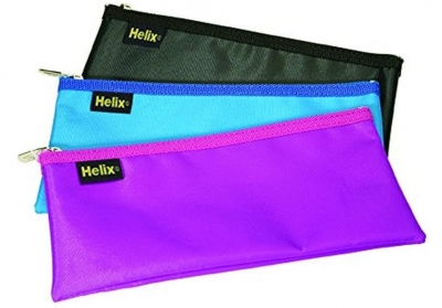 Nylon Pencile Case Assorted Colour 8"X 4"