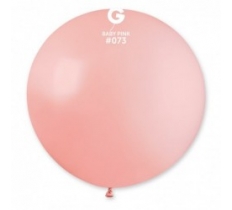 Gemar 31" 1 Latex Balloon G30 Baby Pink #073