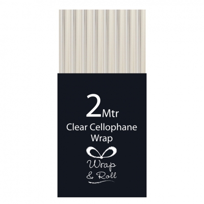 2M Clear Cellophane Wrap