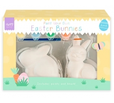 Easter Paint Your Own Bunny 2pk