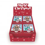 Christmas Cute Santa Card 12pk