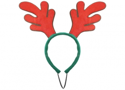 Pet Reindeer Headband With Antlers