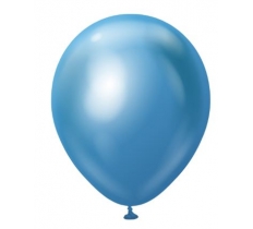 Kalisan 5" Mirror Blue Latex Balloon 100 Pack