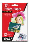 6 X 4 Glossy Photo Paper - 30 Sheets