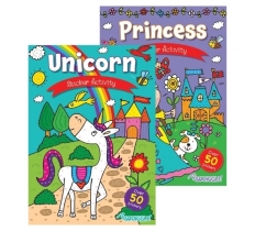 My Fun Sticker Activity Book Unicorn & Princess