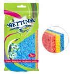 Bettina 3pc Cellulose Sponge Wipes