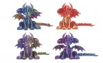 3D Printed 17cm Winged Dragon Toy