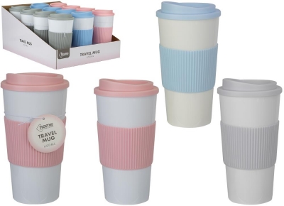 Travel Mug With Silicone Sleeve 450ml